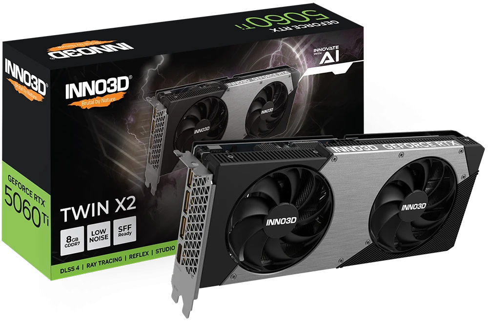 INNO3D GeForce RTX 5060 Ti 8GB TWIN X2